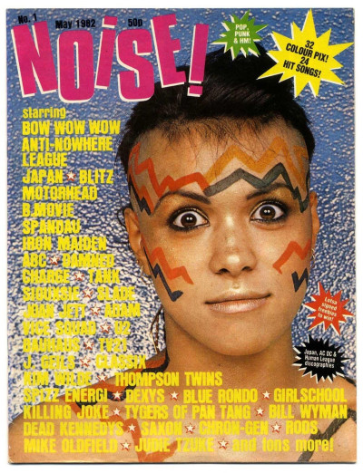 Noise Magazine No 1 May 1982 Siouxsie AC/DC Motorhead Damned Japan U2 Iron Maiden Bauhaus Vice Squad