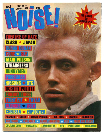 Noise Magazine No 2 June 1982 Clash Cure Blondie Japan Van Halen Queen Virgin Prunes Duran Duran