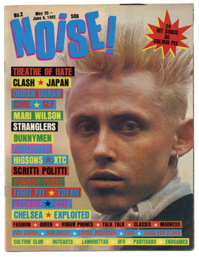 Noise Magazine No 2 June 1982 Clash Cure Blondie Japan Van Halen Queen Virgin Prunes Duran Duran