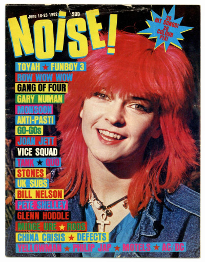 Noise Magazine No 3 June 1982 Toyah Gary Numan Status Quo AC/DC Rolling Stones Voice Squad Joan Jett