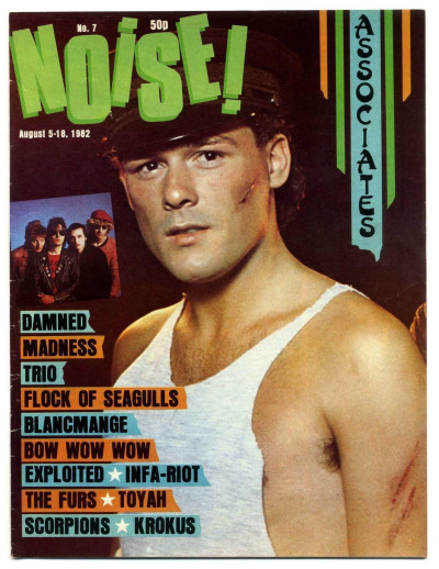 Noise Magazine No 7 August 1982 Sid Vicious the Damned Exploited Scorpions Psychedelic Furs