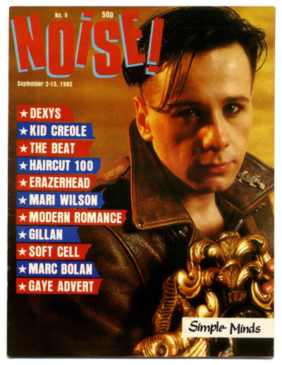 Noise  Magazine No 9 September 1982 Eraserhead Gaye Advert Soft Cell Almond Marc Bolan Ian Gillan