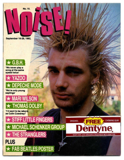 Noise  Magazine No 10 September 1982 Depeche Mode Hawkwind & Stacia Lemmy the Jam Duran Duran