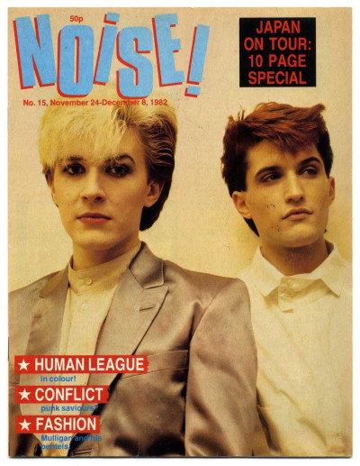 Noise Magazine No 15 November 1982 Japan 10 page tour special Conflict Hanoi Rocks Grace Jones