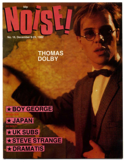 Noise Magazine No 16 December 1982 Japan Thomas Dolby Dramatis Anti Nowhere League UK Subs The Jam