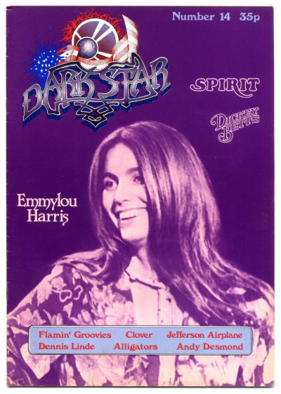 Dark Star Magazine No 14 April 1978 Emmylou Harris Spirit Flamin Groovies Dickey Betts