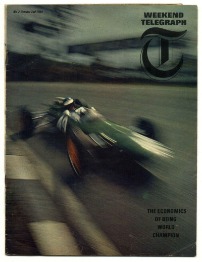 Weekend Telegraph Magazine No 2 October 2 1964 Motor Racing Volcano Huddersfield