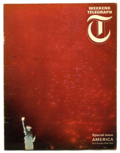 Weekend Telegraph magazine No 6 October 30 1964 special issue on America