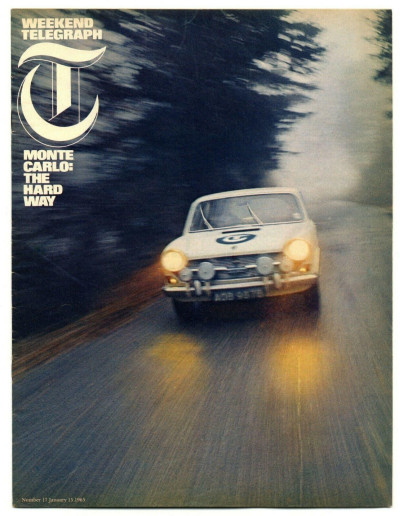 Weekend Telegraph magazine No 17 January 15 1965 Monte Carlo Rally Negros in USA