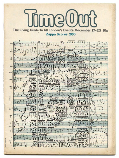 Time Out Magazine December 17-23, 1971 Frank Zappa 4 page interview + A 4 page Island records advert