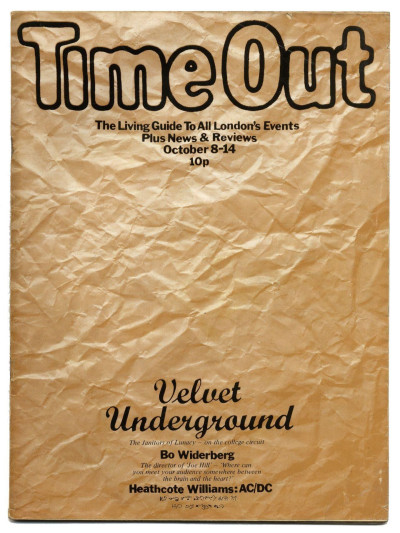 Time Out Magazine October 8-14, 1971 Velvet Underground Heathcote Williams Bo Widerberg John Lennon