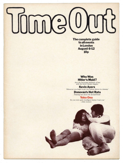 Time Out Magazine August 6-12, 1971 Kevin Ayers Yoko Ono John Holmes Kinky Theatre Hippies