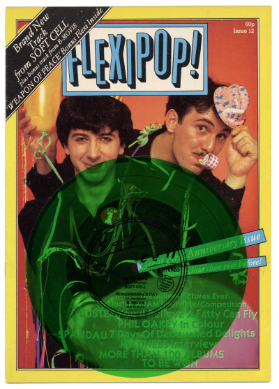 Flexipop Magazine No 12 Soft Cell B-Movie Human League Sting Adam Ant Altered Images Simple Minds Jello Biafra Bad Manners Toyah