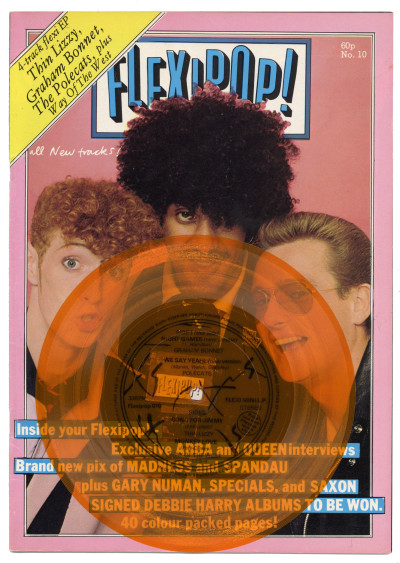 Flexipop Magazine No 10 Thin Lizzy Siouxsie ABBA Queen Madness Gary Numan The Specials Debbie Harry Adam Ant Spandau Ballet