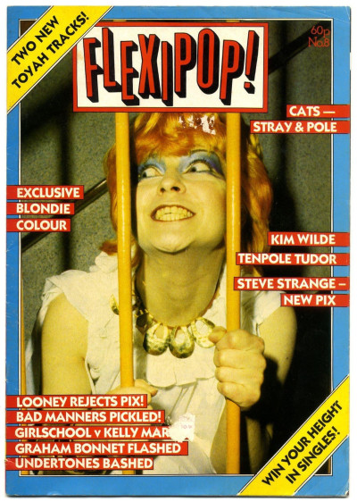 Flexipop Magazine No 8 Cockney Rejects Steve Strange Tenpole Blondie Motorhead Kim Wilde Girlschool