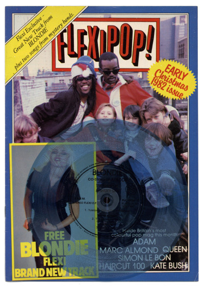 Flexipop Magazine No 15 with Blondie flexidisc and Kate Bush The Stranglers Queen Marc Almond Adam Ant Duran Duran Rob Halford Toyah 