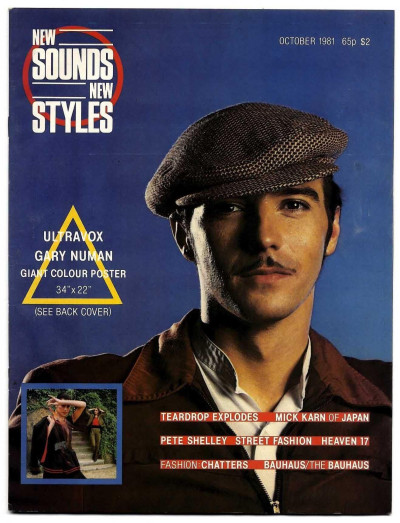 New Sounds New Styles Magazine October 1981 with Gary Numan/Ultravox poster