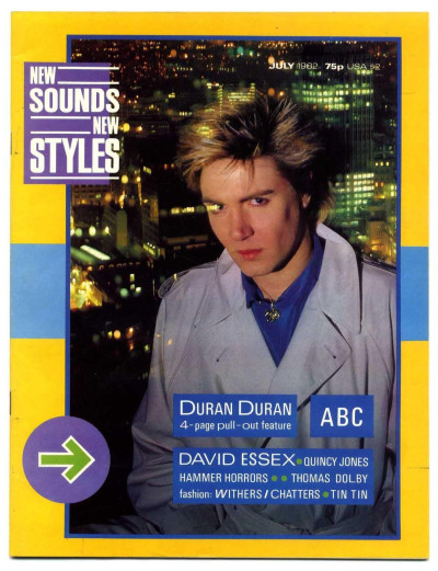 New Sounds New Styles Magazine July 1982 Duran Duran Hammer Horror Blade Runner ABC