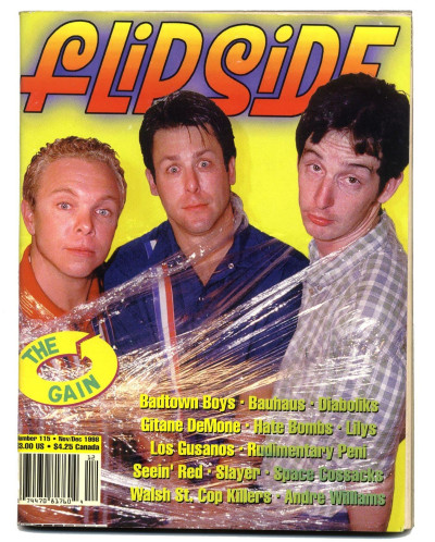 Flipside Magazine No 115 Nov/Dec 1998 The Gain Hate Bombs Bauhaus Diaboliks Andre Williams Slayer