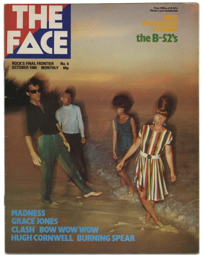 The Face Magazine No 6 October 1980 the B-52s Clash Stranglers Beefheart Madness Grace Jones