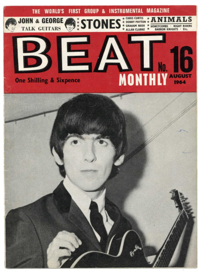 Beat Monthly Magazine No 16 August 1964 Downliners Sect George Harrison the Hollies Rolling Stones
