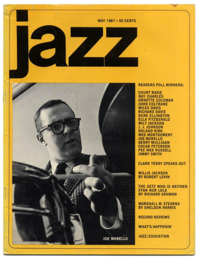 Jazz  Magazine Vol 6 No. 5 May 1967 Clark Terry Willis Jackson Dick Getz Poll Winners