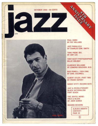 Jazz  Magazine Vol 5 No. 10 October 1966 Billie Holiday Albert Ayler Paul Horn Sonny Stitt