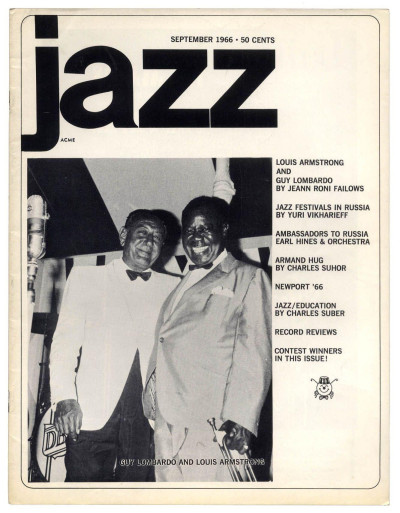 Jazz  Magazine Vol 5 No. 9 September 1966 Newport 66 Albert Ayler Armand Hug