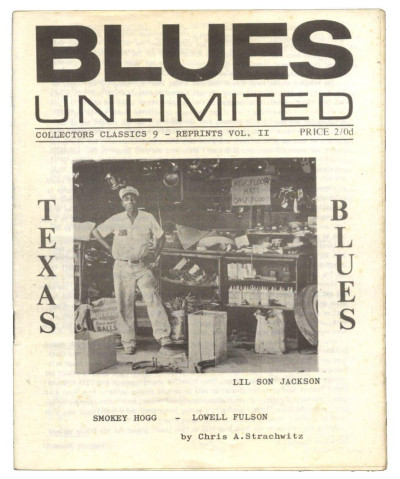 Blues Unlimited Magazine Collectors Classics No 9 December 1965 Texas Blues Lil Son Jackson