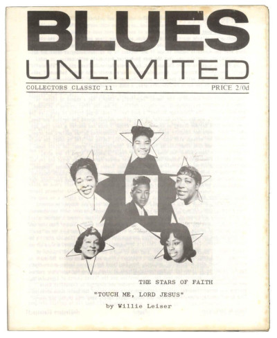 Blues Unlimited Magazine Collectors classics No 11 February 1966 Touch Me Lord Jesus/Gospel Music