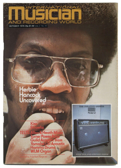 International Musician & Recording World Magazine October 1976 Herbie Hancock Kiss Strawbs