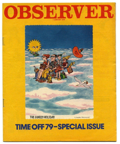 Observer Magazine 7 January 1979 Time Off-79 Holiday Special Issue