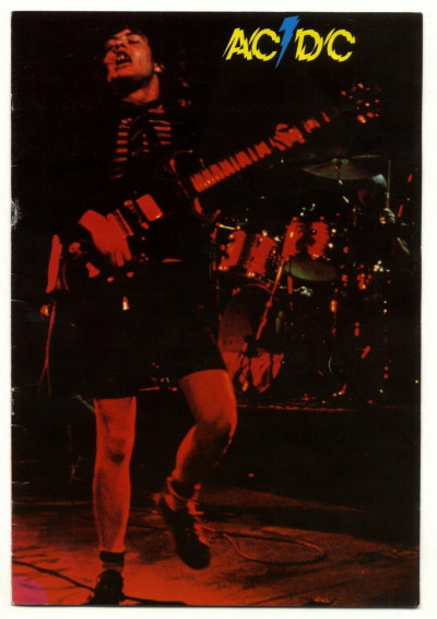 AC/DC Powerage 1978 UK concert tour programme in Very Good+ condition