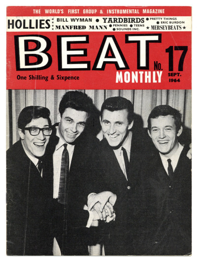 Beat Monthly Magazine No 17 September 1964 Zephyrs Pretty Things Yardbirds Shadows Eric Burden