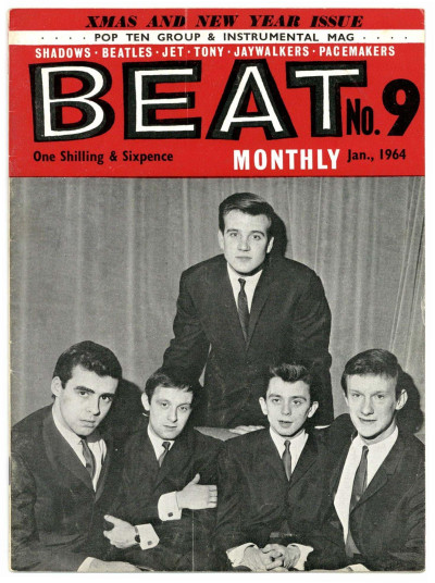Beat Monthly Magazine No 9 January 1964 Beatles Rolling Stones Undertakers Johnny Kidd
