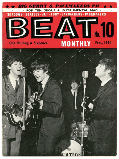 Beat Monthly Magazine No 10 February 1964 The Beatles Hollies Peter Jay Shadows Dakotas