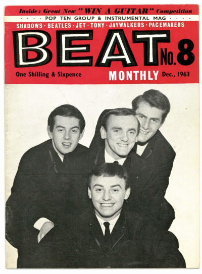 Beat Monthly Magazine No 8  December 1963 Beatles Roulettes Fourmost Tornadoes Rolling Stones
