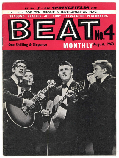 Beat Monthly Magazine No 4 August 1963 The Beatles Hollies Shadows Springfields Cherokees
