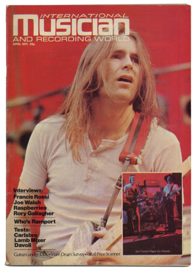 International Musician & Recording World Magazine April 1975 Status Quo Rory Gallagher Brian May