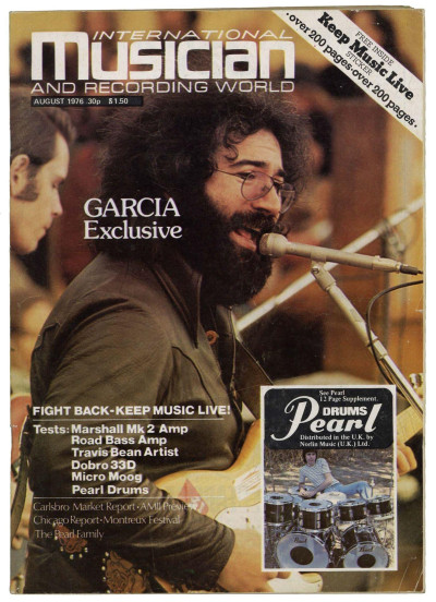 International Musician & Recording World Magazine August 1976 Jerry Garcia Buddy Rich Thin Lizzy