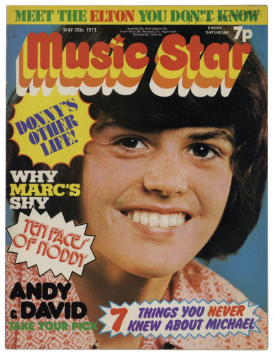 Music Star Magazine  26 May 1973 Sweet Michael Jackson Donny Osmond Marc Bolan David Cassidy