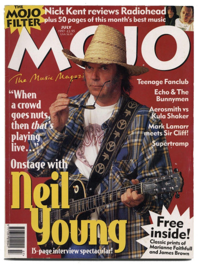 Mojo magazine No 44 July 1997 Neil Young  Supertramp Echo and the Bunnymen Marianne Faithfull