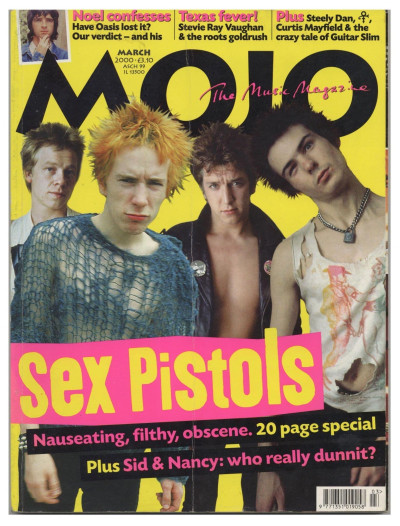 Mojo magazine No 79  March 2000  Sex Pistols Stevie Ray Vaughan Prince Steely Dan