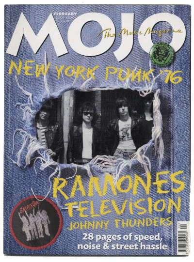 Mojo magazine No  87 Feb 2001 Status Quo The Ramones Television Johnny Thunders
