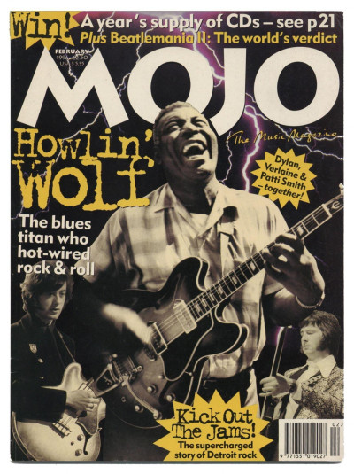 Mojo magazine No  27 Feb 1996 Howlin' Wolf Rick Rubin the Beatles Dylan Patti Smith Verlaine