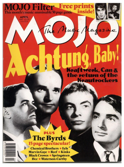 Mojo magazine No  41 April 1997 Krautrock Kraftwerk Jimi Hendrix Liam Gallagher The Byrds