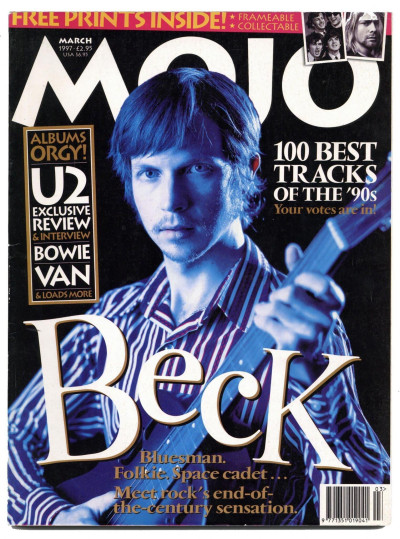 Mojo magazine No  40 March 1997  Beck  U2 David Bowie Van Morrison Kurt Cobain The Beatles