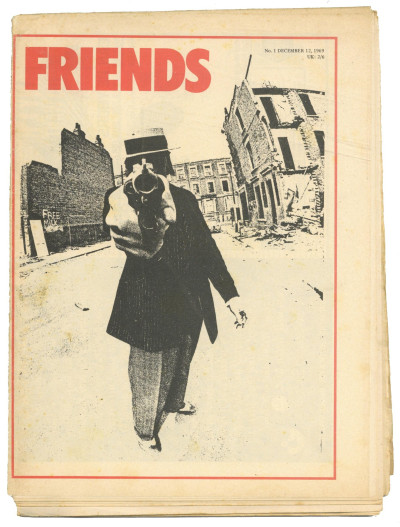 Frendz/Friends Magazine/Newspaper No 1 December 12 1969 Captain Beefheart Frank Zappa Steve Marriott Aleister Crowley