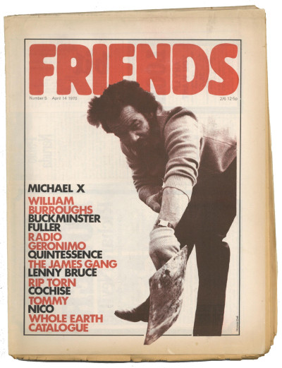 Frendz/Friends Magazine/Newspaper No 5 April 14 1970 William Burroughs Nico Pete Townshend