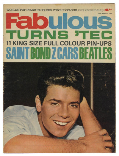 Fabulous Magazine 22 February 1964 Billy J Kramer Beatles Roger Moore Oliver Reed Daryl Quist